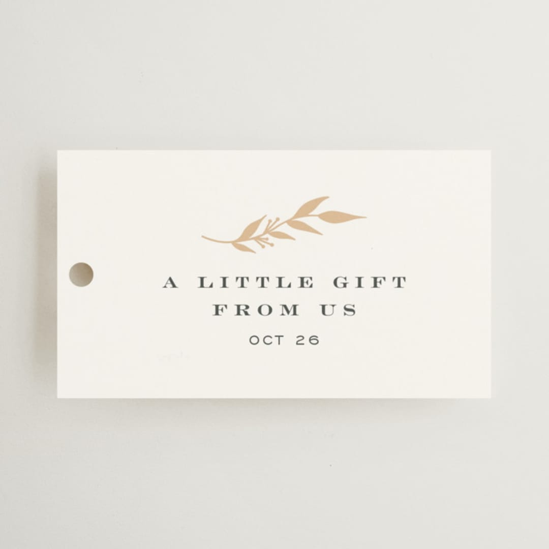 "tompouce" - Wedding Favor Tags in Diamond by chocomocacino - Front