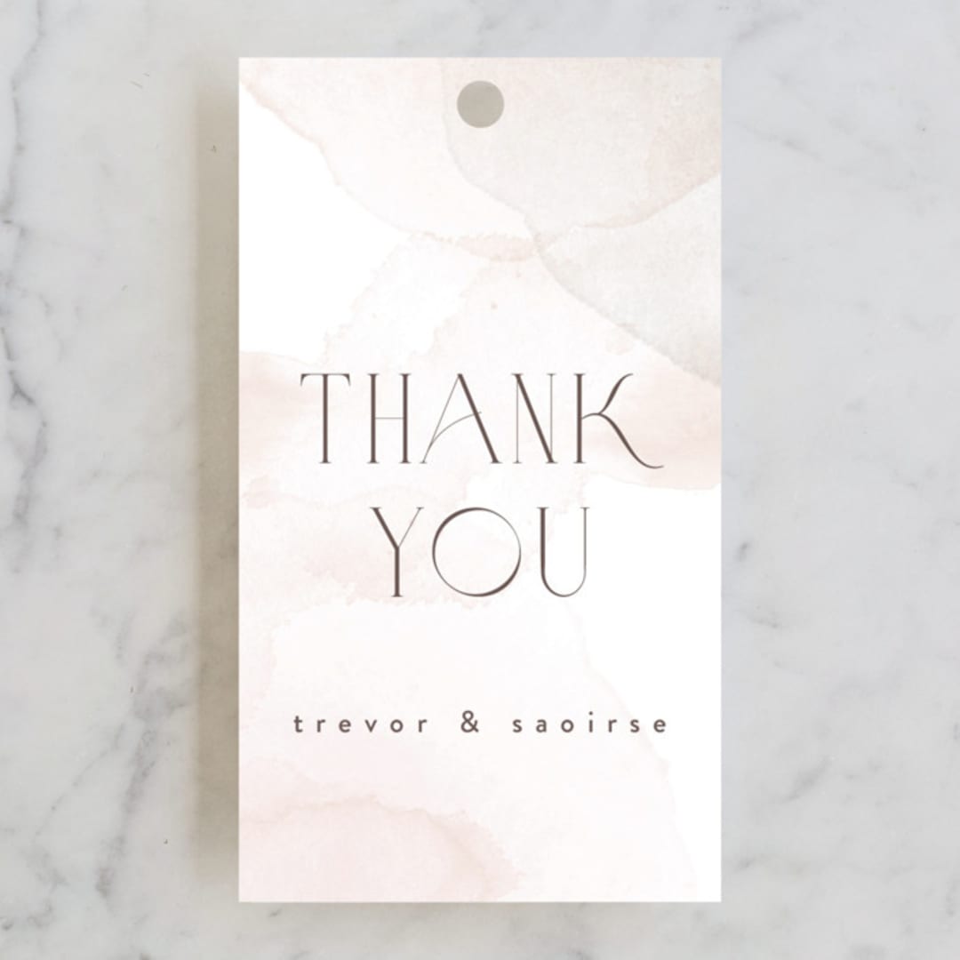 "kirsch" - Wedding Favor Tags in Sand by chocomocacino - Front