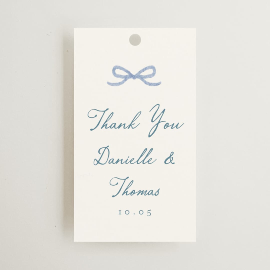 "Vineyard Love" - Wedding Favor Tags in Summer by Petra Kern - Front