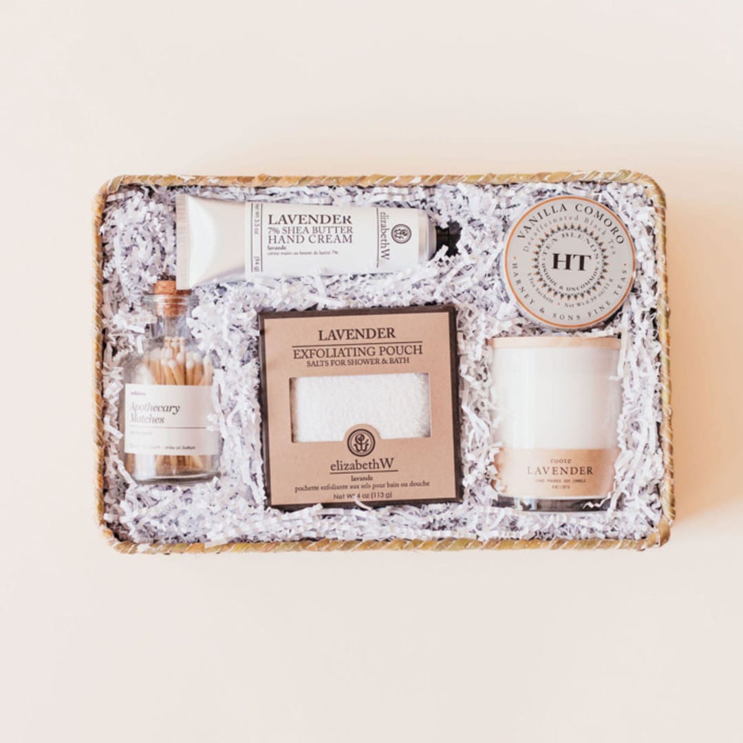 "Mother of The Bride Gift Box" - Gift Boxes in beige by Lavender and Pine Gifting