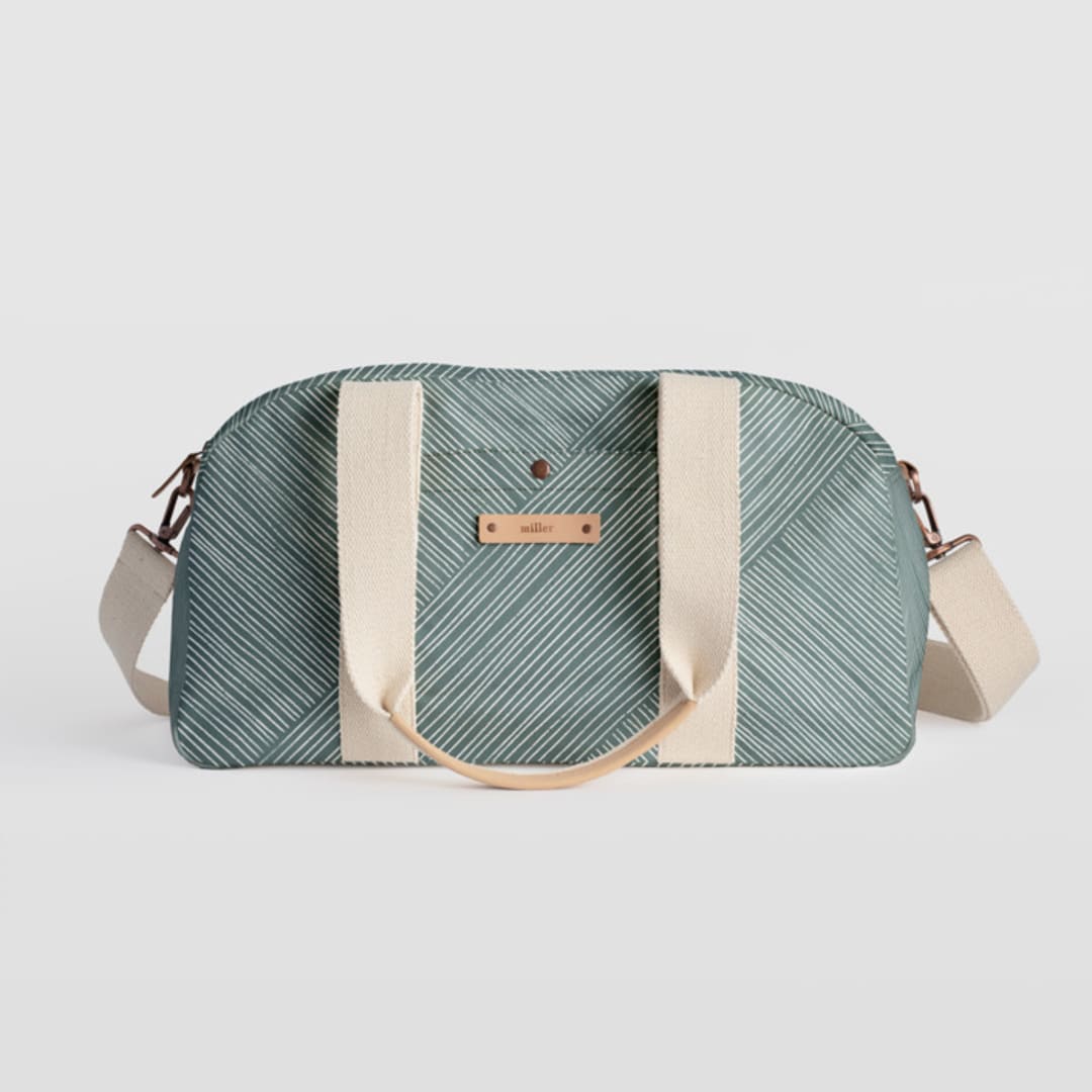 "Line Wrap" - Weekender in Cactus by Michelle Taylor - Weekender