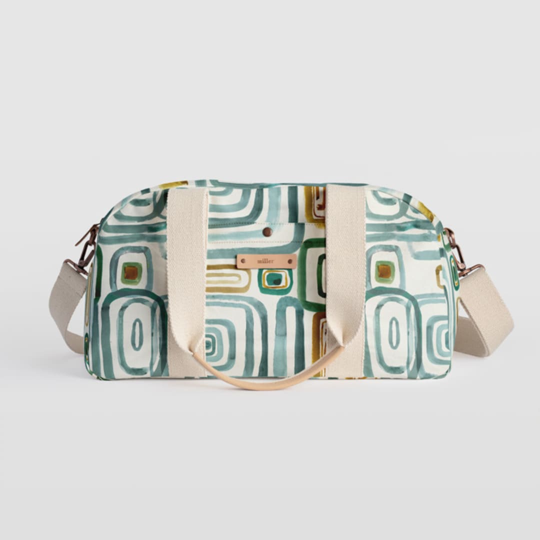 "Geo gym" - Weekender in Earthy by Bethania Lima - Weekender