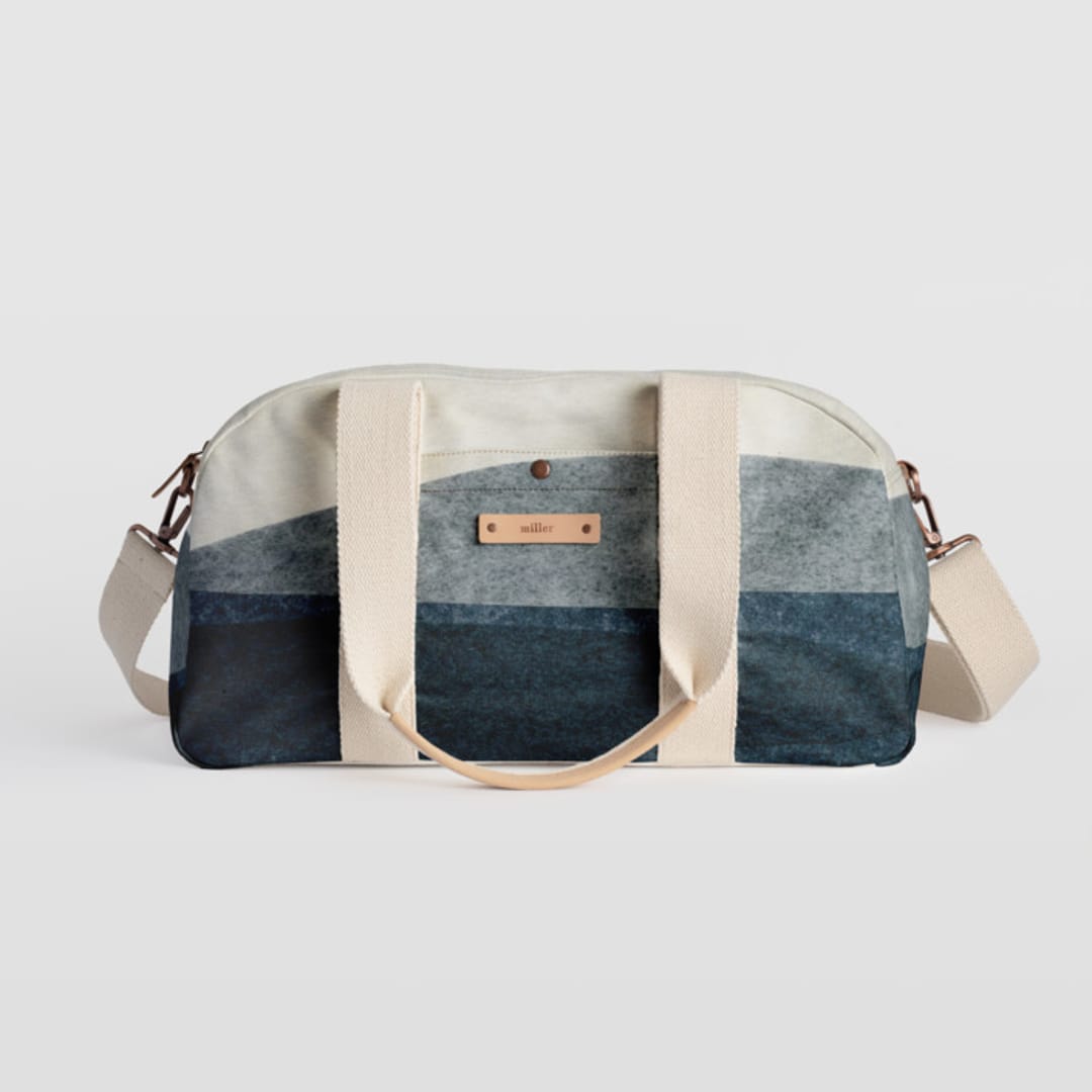 "tissue overlay" - Weekender in Stone by Carrie Moradi - Weekender