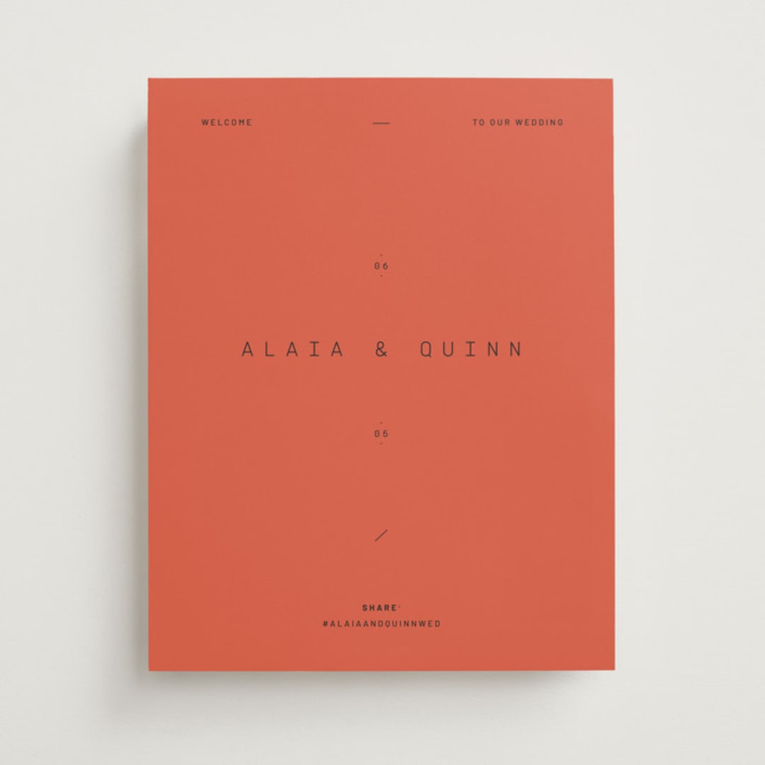 "Alaia" - Welcome Signs in Verona Sunset by Blustery August - Front