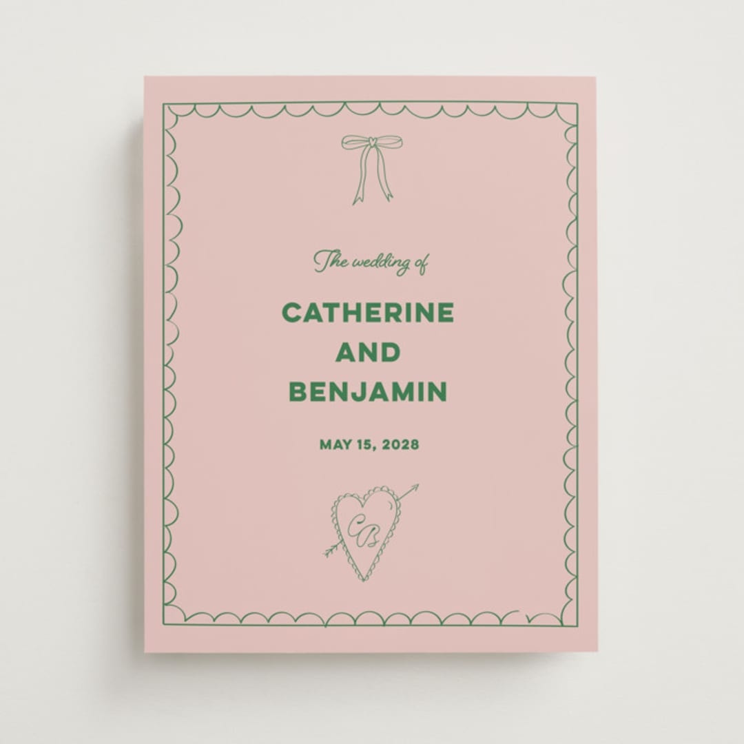 "Crazy Little Thing Called Love" - Welcome Signs in Avocado by Helena Vitto - Front