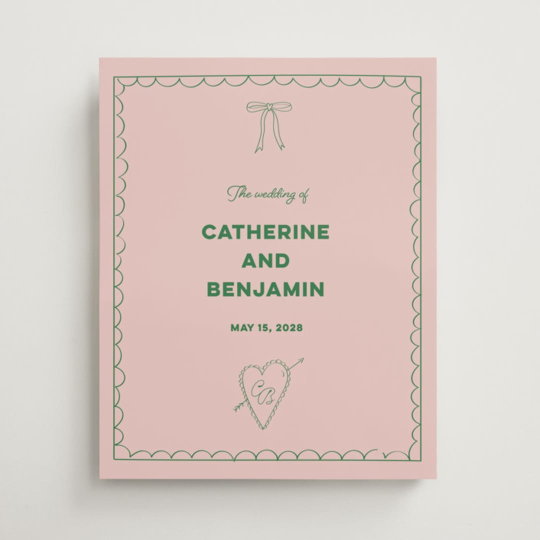 "Crazy Little Thing Called Love" - Welcome Signs in Avocado by Helena Vitto - Front