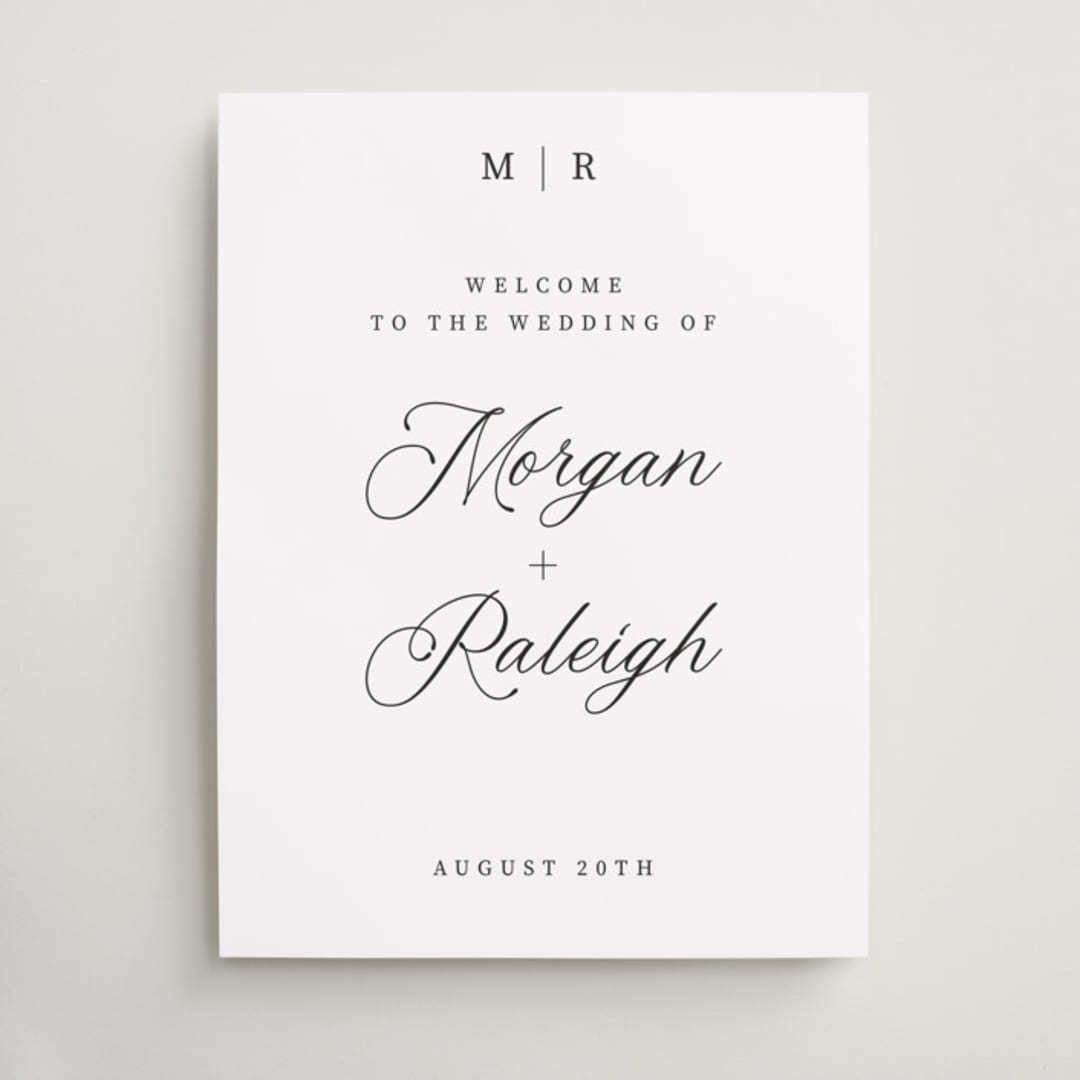 "Modern mix" - Welcome Signs in Slate by Cass Loh - Front
