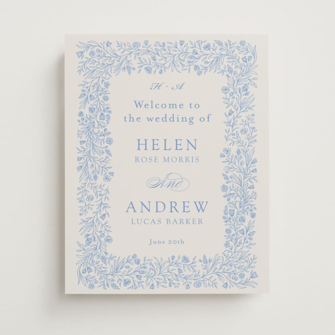 "Florals" - Welcome Signs in Sky by Dana Duricekova - Front