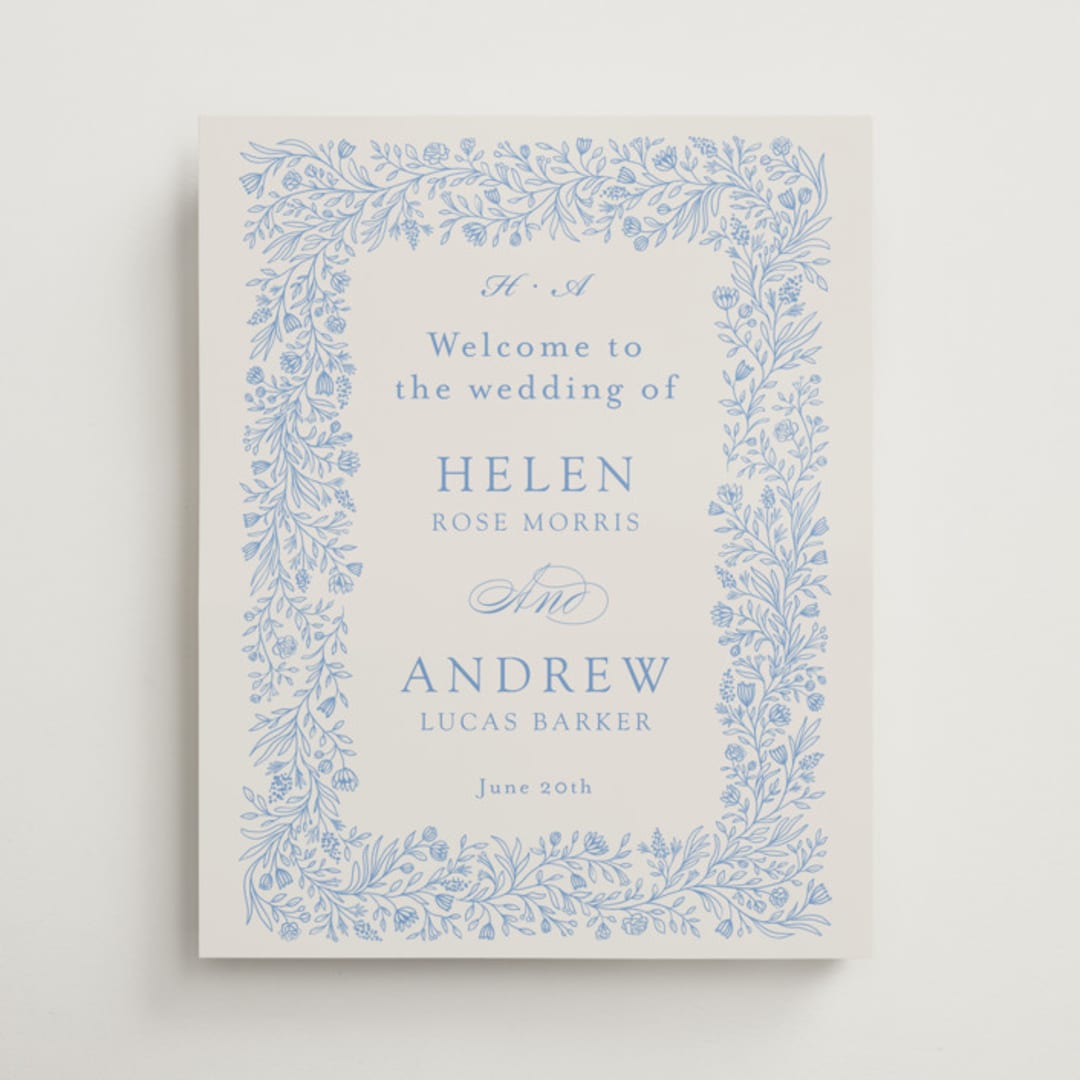 "Florals" - Welcome Signs in Sky by Dana Duricekova - Front