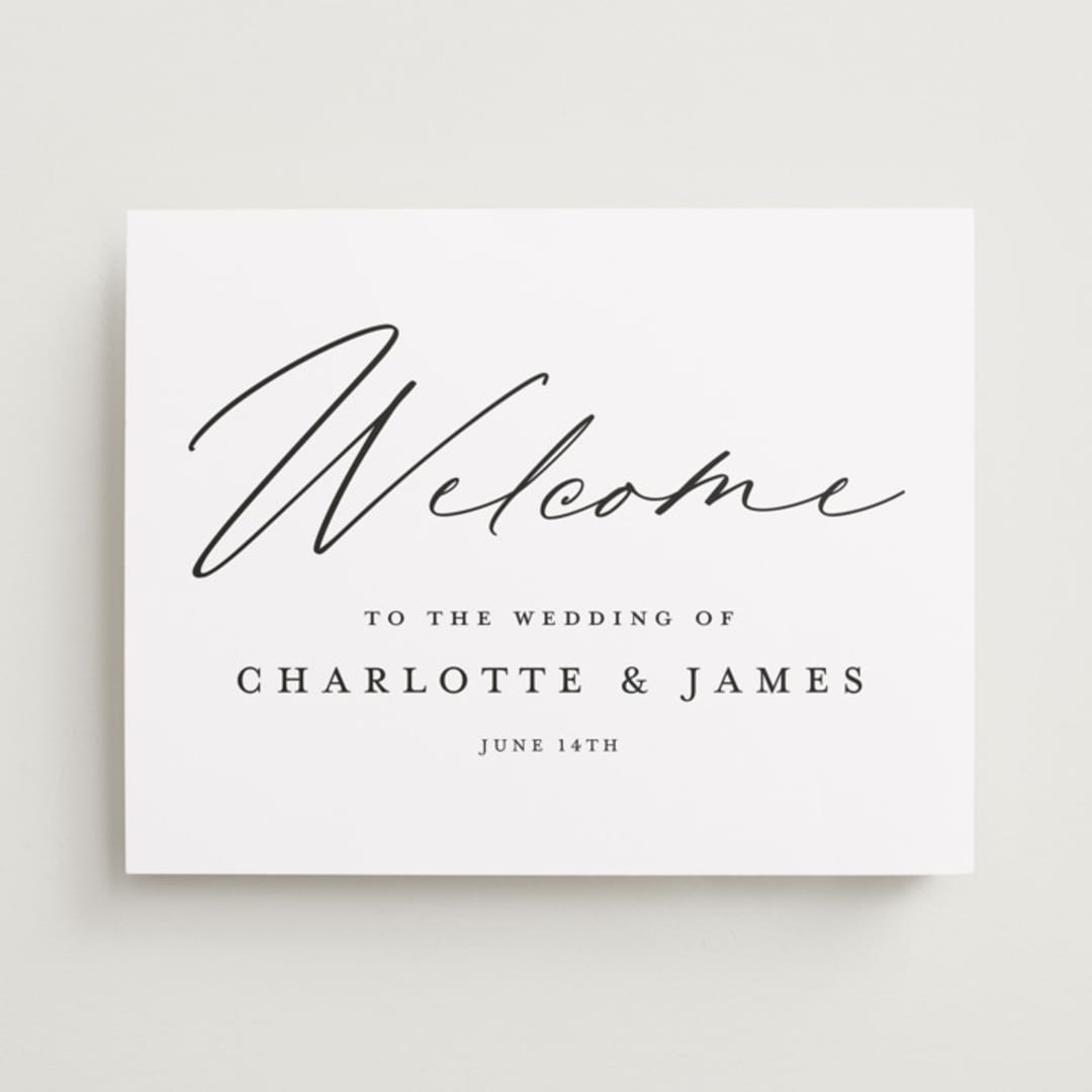 "Big welcome" - Welcome Signs in Night by Stacey Meacham - Front