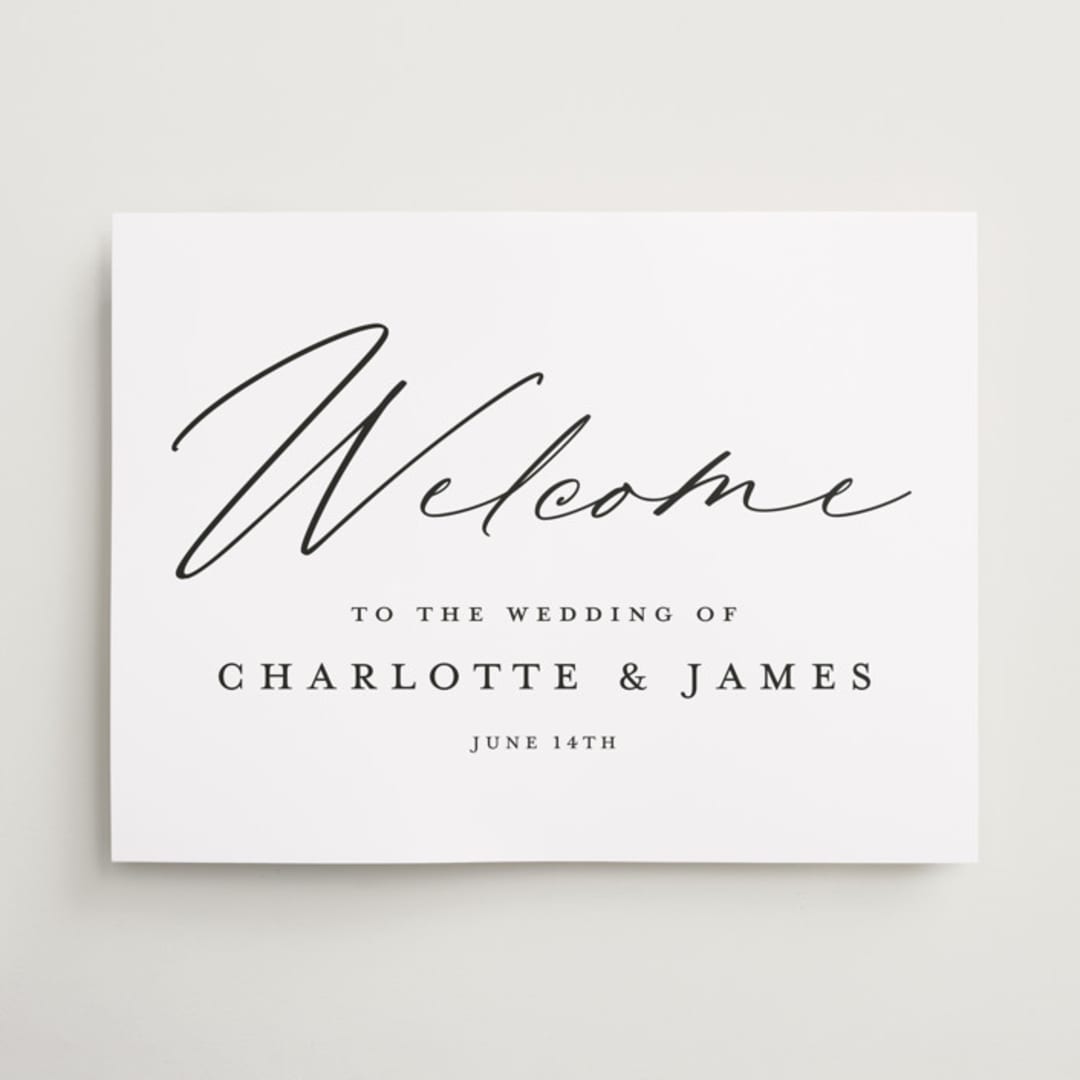 "Big welcome" - Welcome Signs in Night by Stacey Meacham - Front
