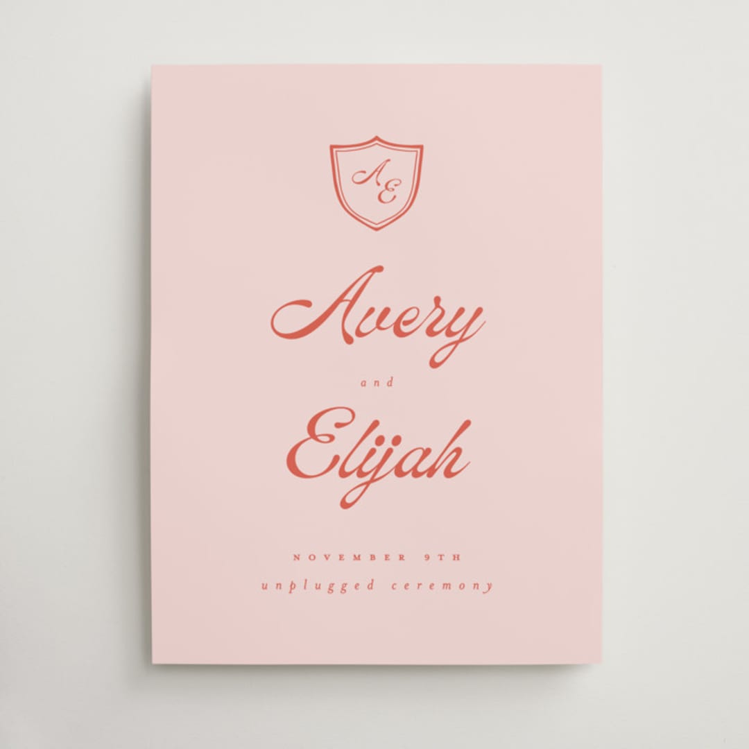 "Prep School" - Welcome Signs in Petal by Morgan Kendall - Front