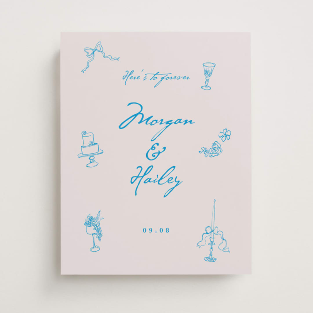 "Handdrawn little things" - Welcome Signs in Sky Whispers by Cass Loh - Front