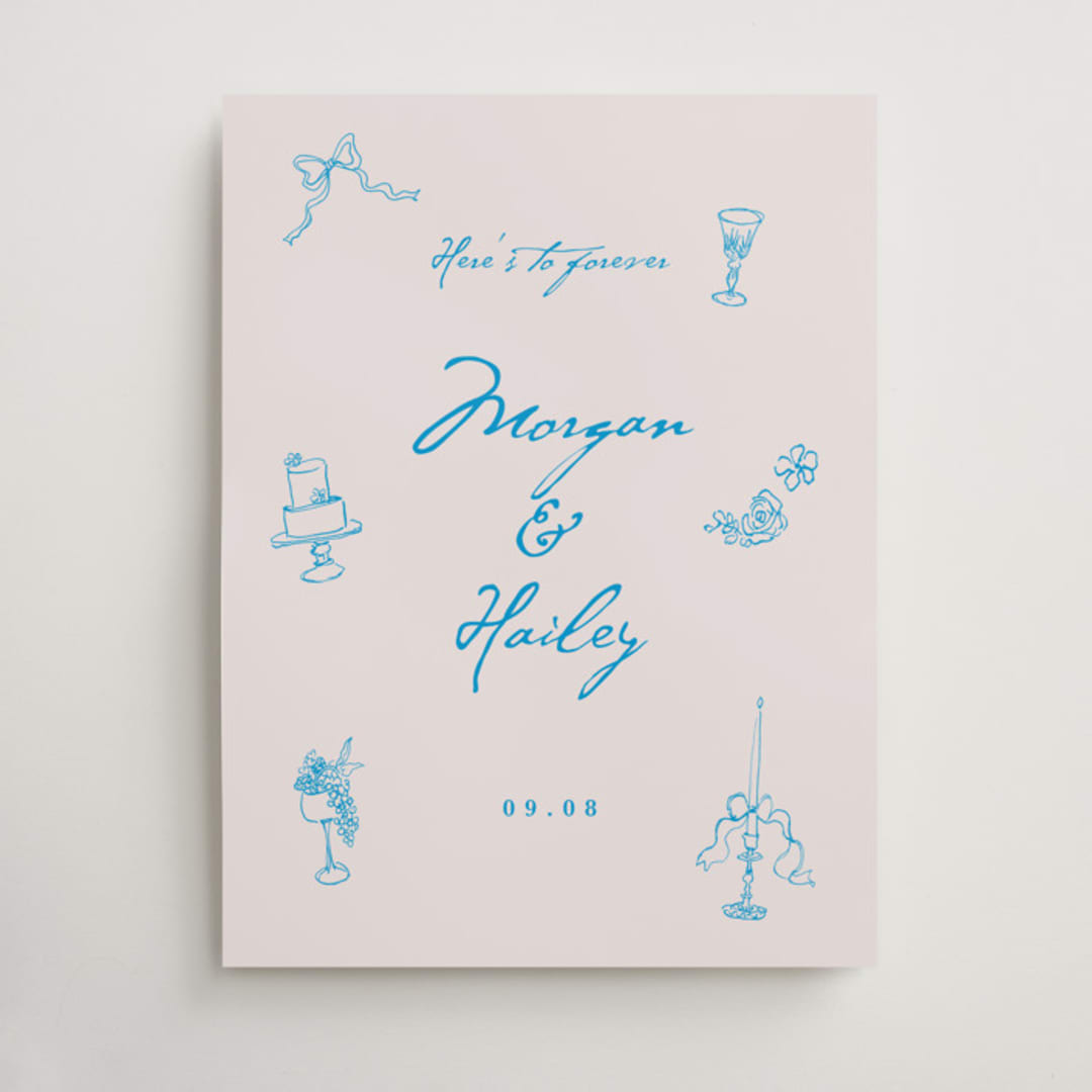 "Handdrawn little things" - Welcome Signs in Sky Whispers by Cass Loh - Front