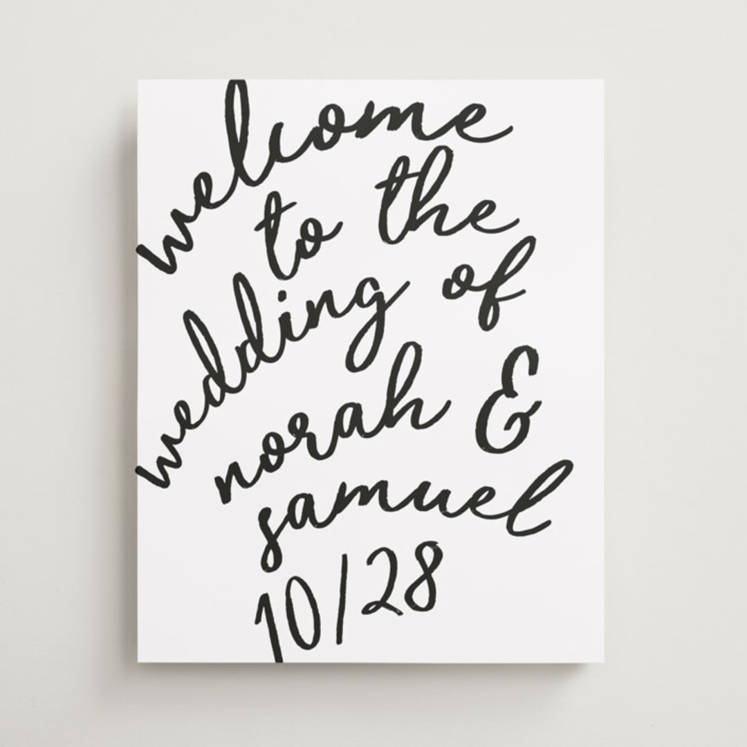 "Marlowe" - Welcome Signs in Tuxedo by Kelly Watkins - Front