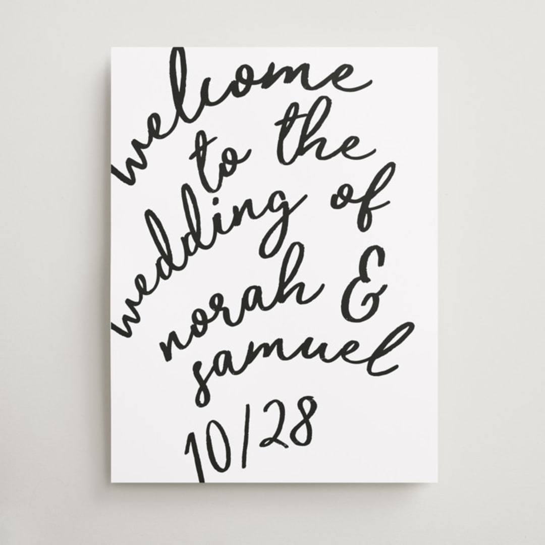 "Marlowe" - Welcome Signs in Tuxedo by Kelly Watkins - Front