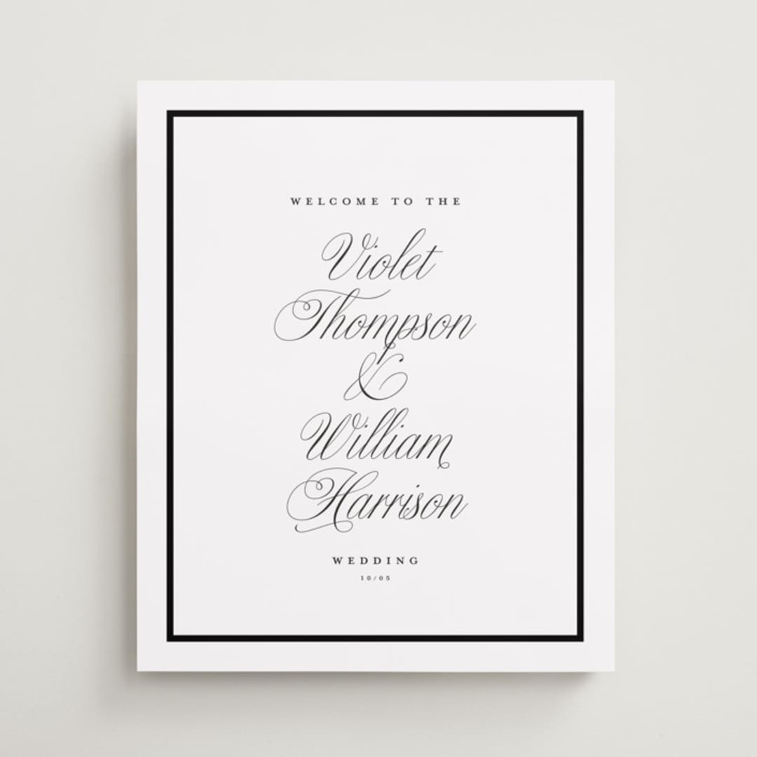 "The Day" - Welcome Signs in Noir by mo kelley - Front