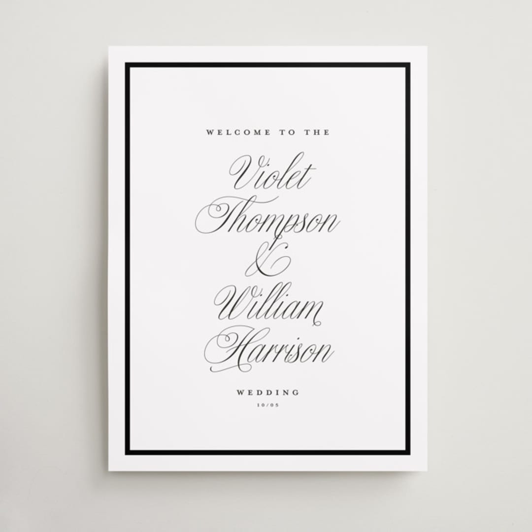 "The Day" - Welcome Signs in Noir by mo kelley - Front