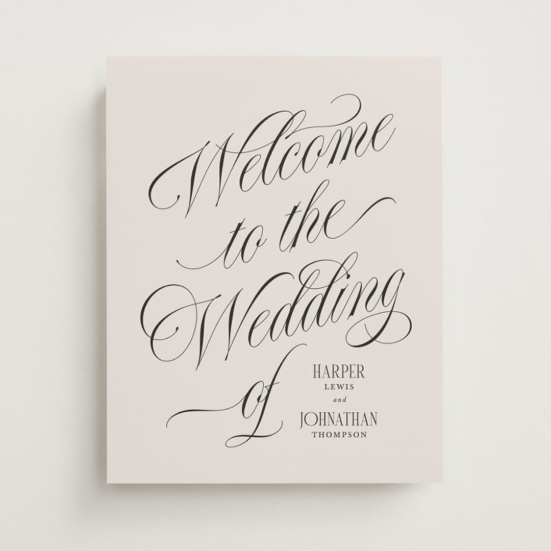"Mirin" - Welcome Signs in Linen by Kate Ahn - Front