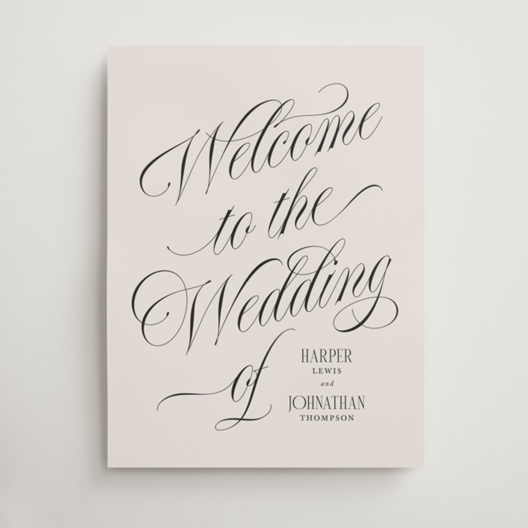"Mirin" - Welcome Signs in Linen by Kate Ahn - Front