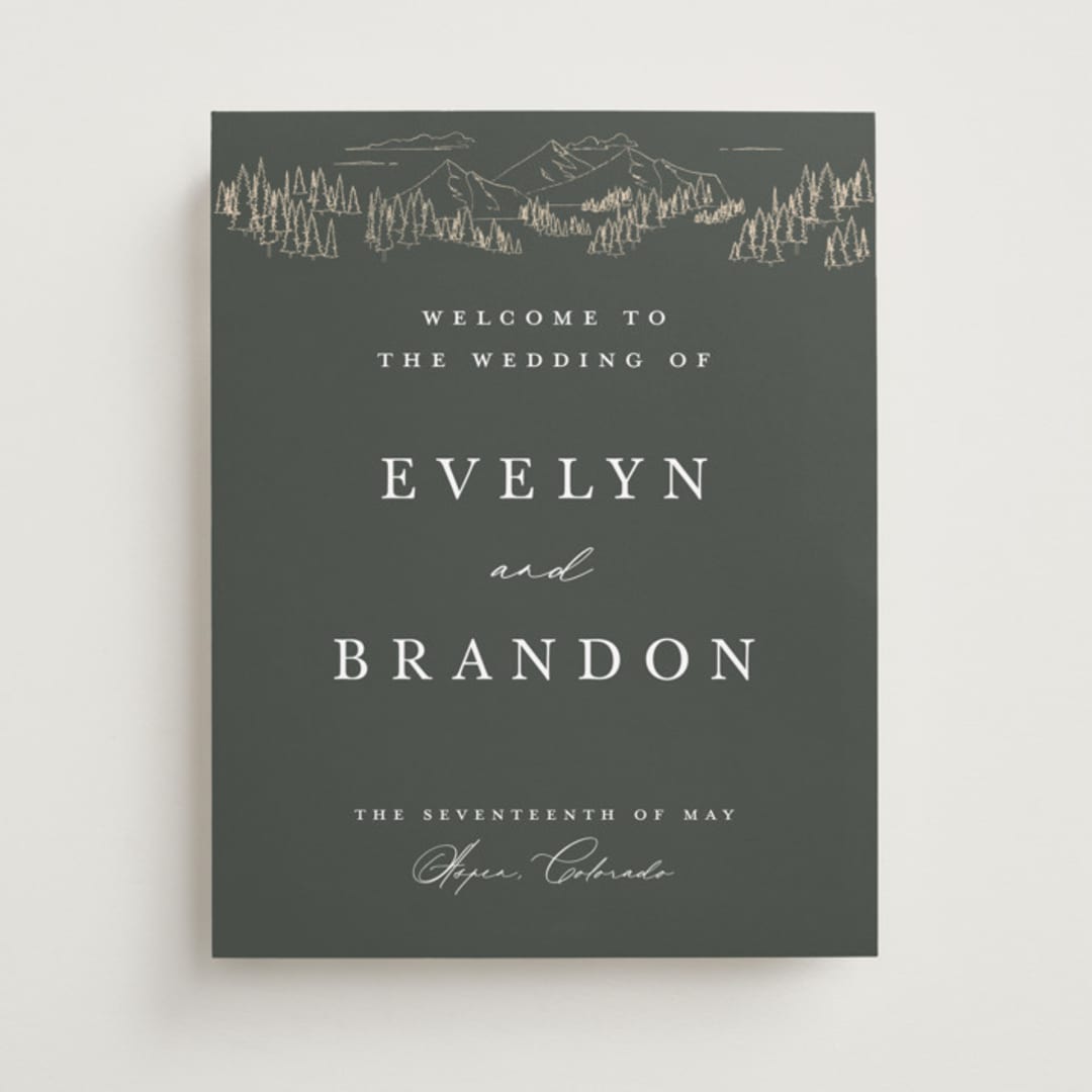 "Peaks" - Welcome Signs in Hunter by Sarah Brown - Front