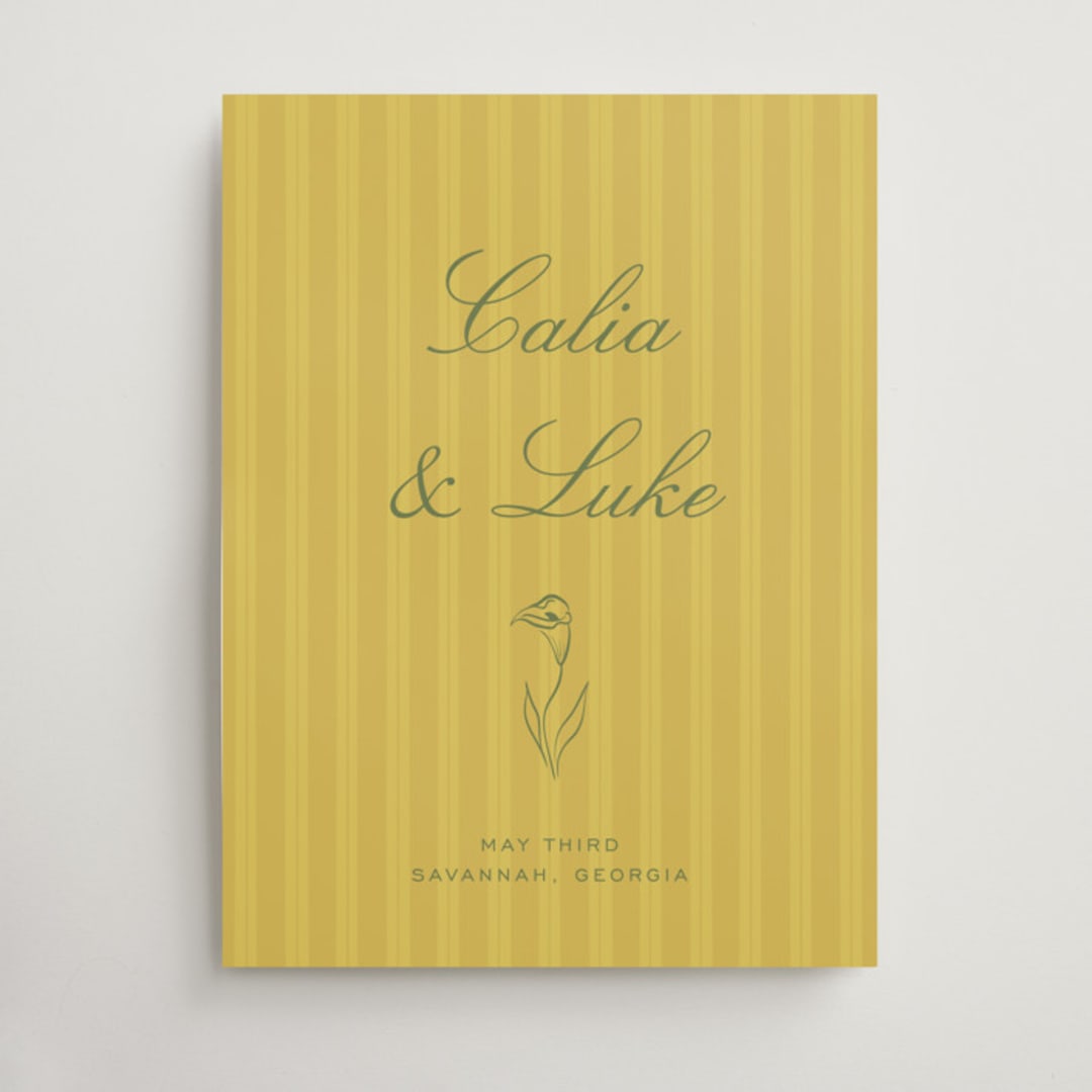 "Calia " - Welcome Signs in Caribbean Citrus by Ani Somi - Front