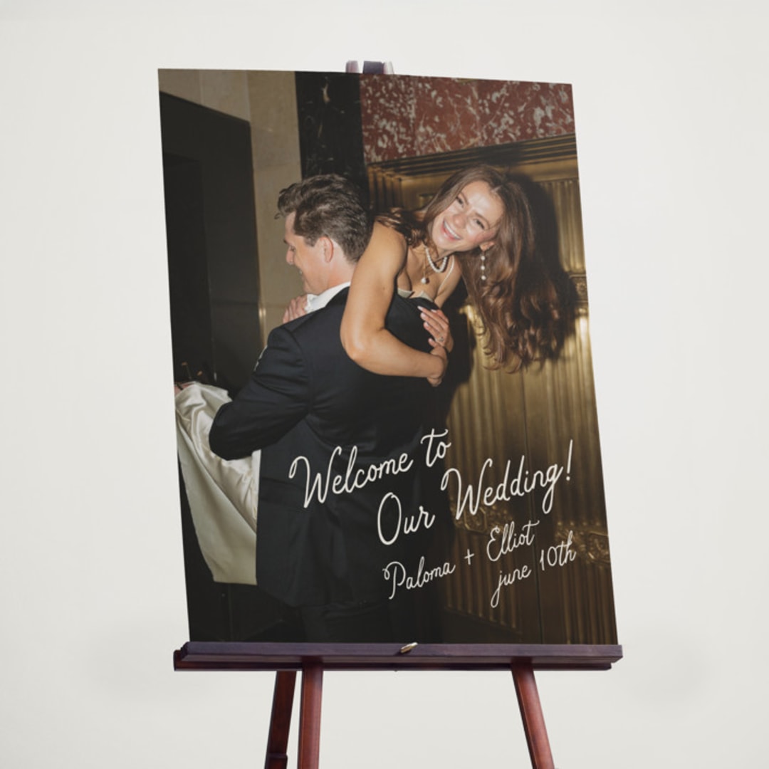 wedding sign