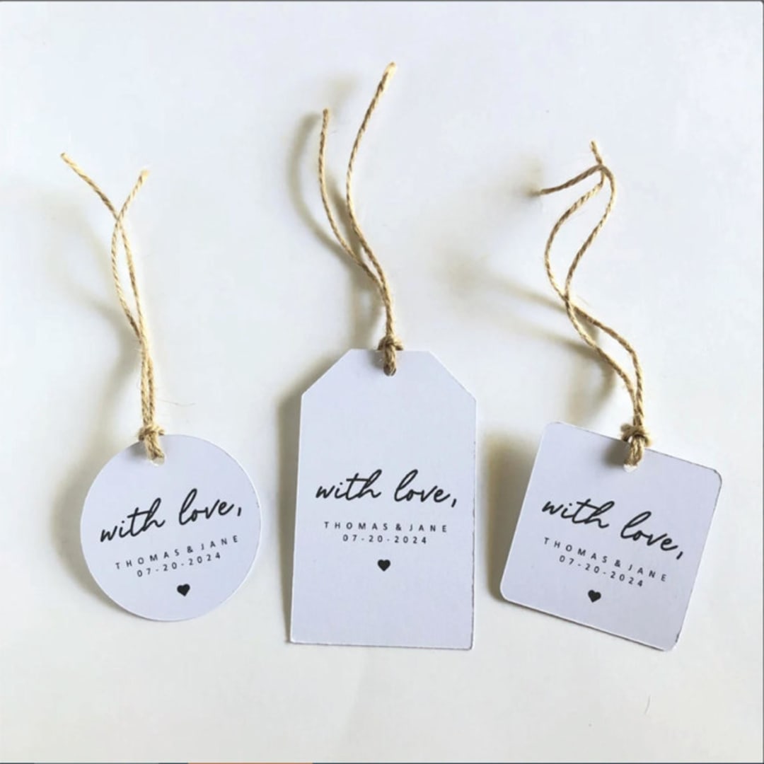 With Love Gift Tag / Set of 10