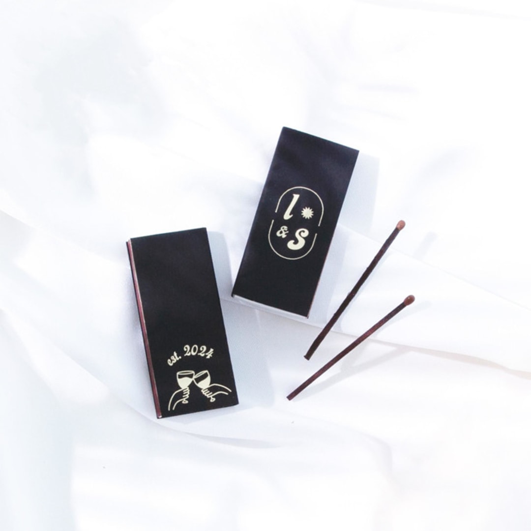 "Destination Mexico Cigar Matches, set of 50" - Matchbooks and Matches in black by ForYourParty