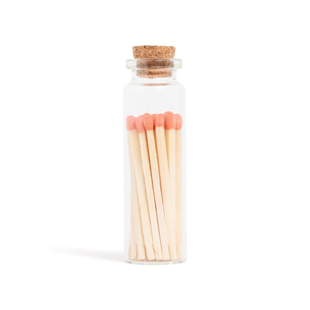 "Tangerine Matchsticks in Small Corked Vial" - Matchbooks and Matches in multicolorassorted-colors by Summer Hedglin