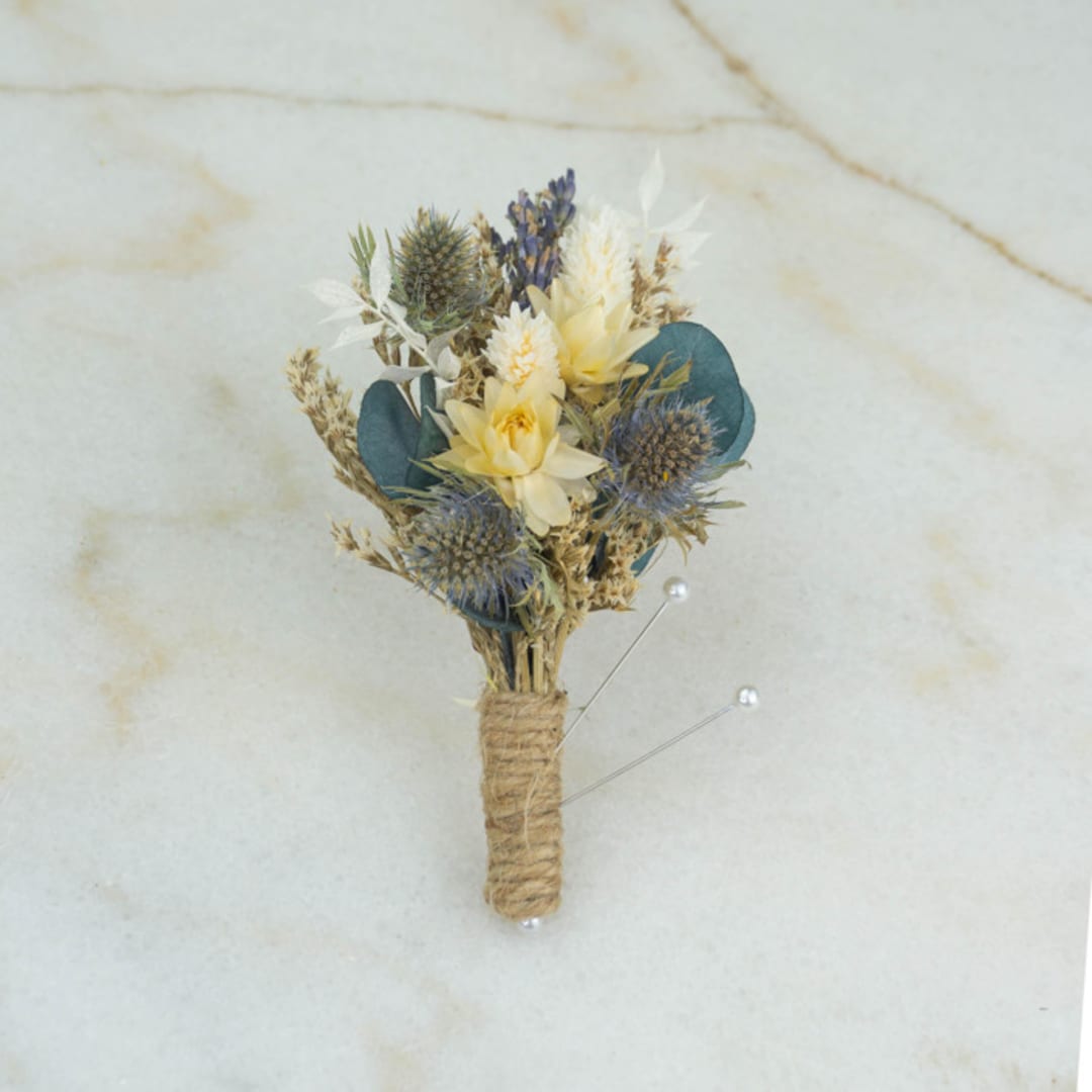 Blue Moon Pinned Corsage