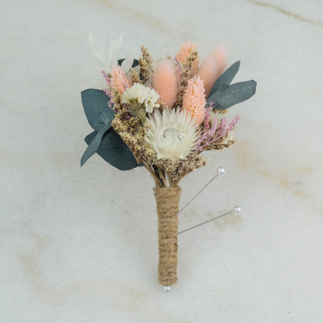 Bermuda Sand Pinned Corsage