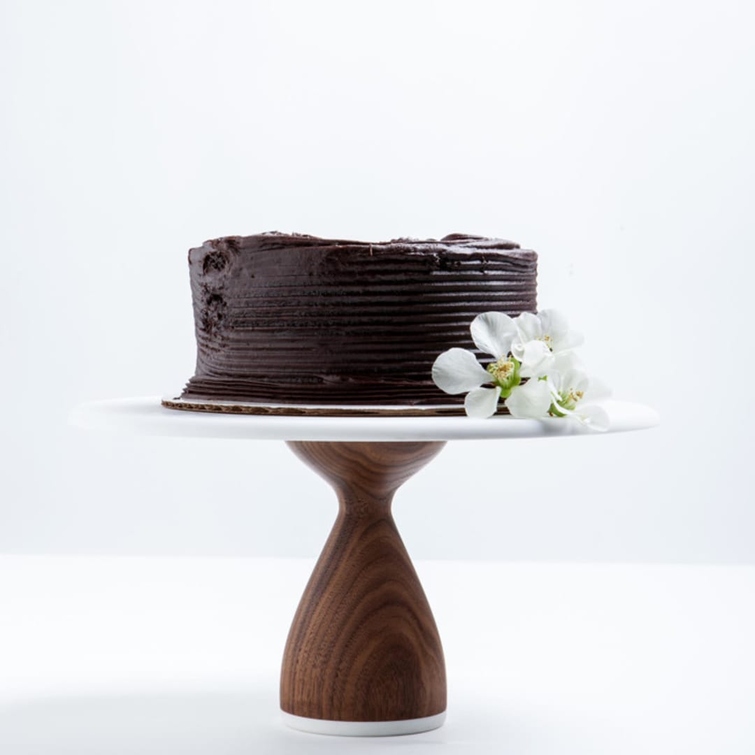 Stout Walnut Cake Stand 10" Top