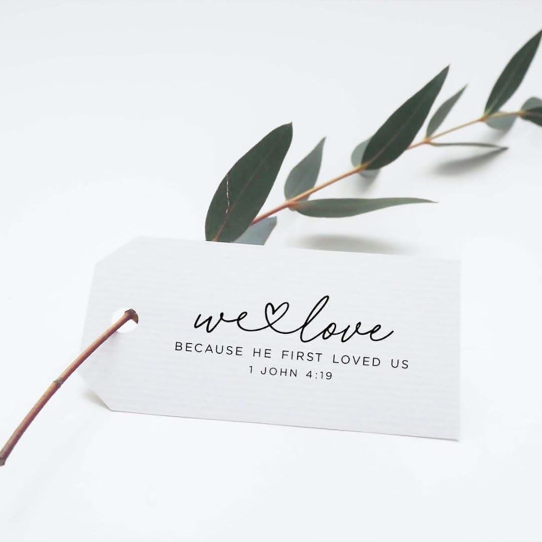 We Love Wedding Stamp | Self-Inking | Black Ink