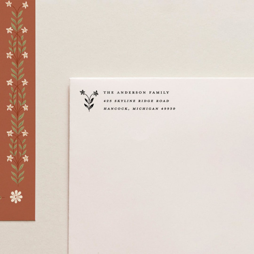 "Address Stamp 07" - Address Stamps in black by Tara Grangroth