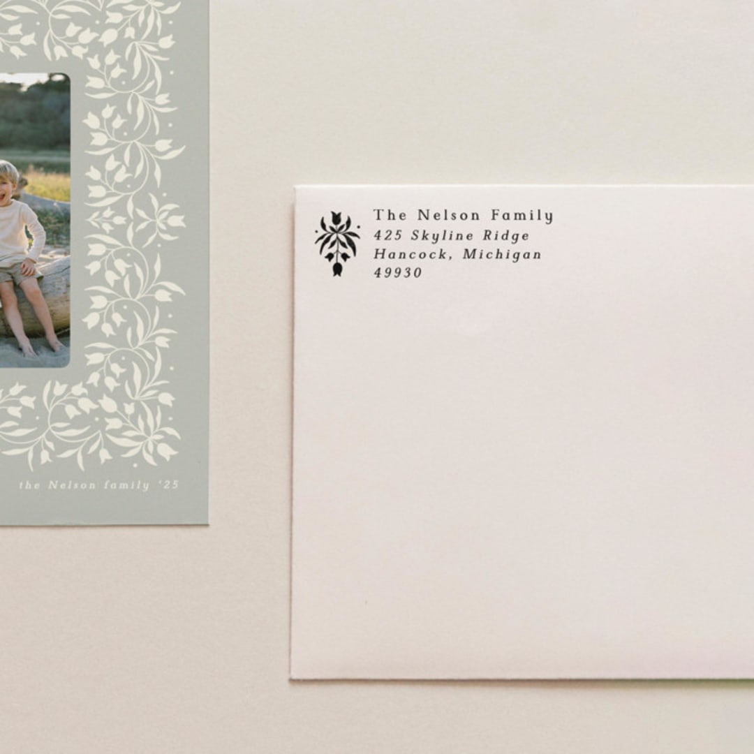 "Address Stamp 03" - Address Stamps in black by Tara Grangroth