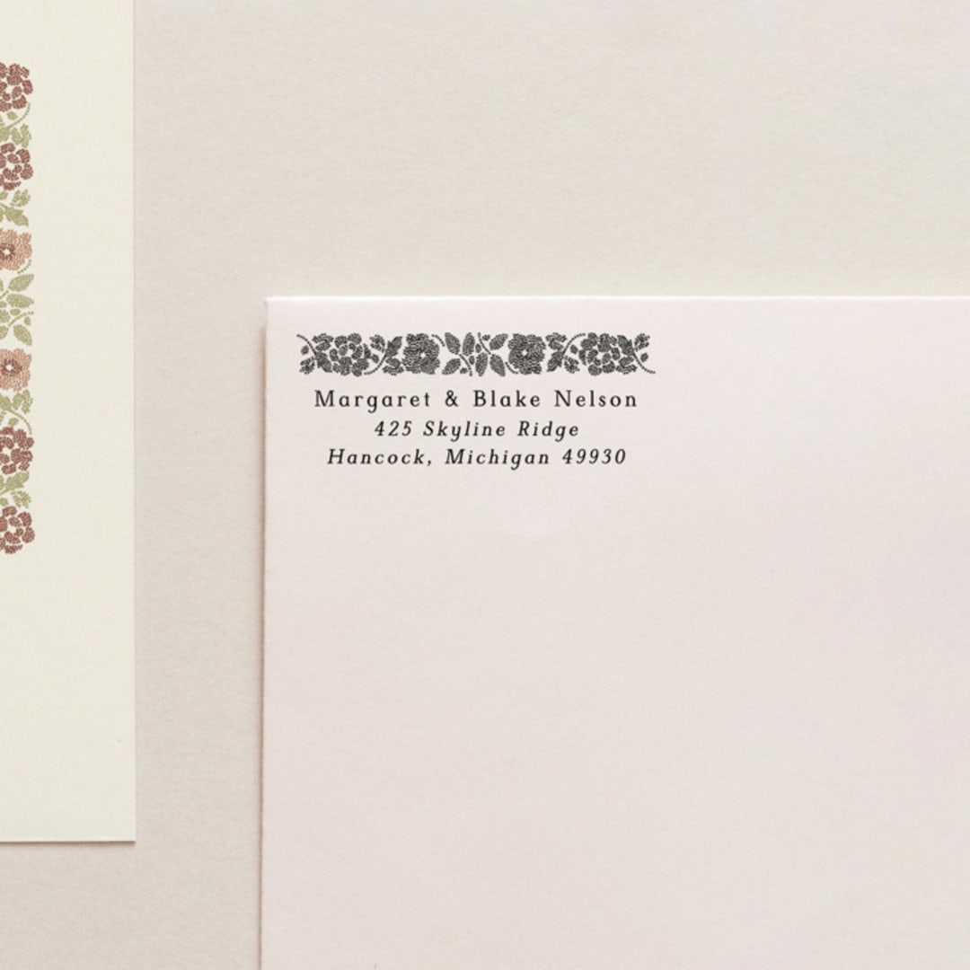 "Address Stamp 05" - Address Stamps in black by Tara Grangroth