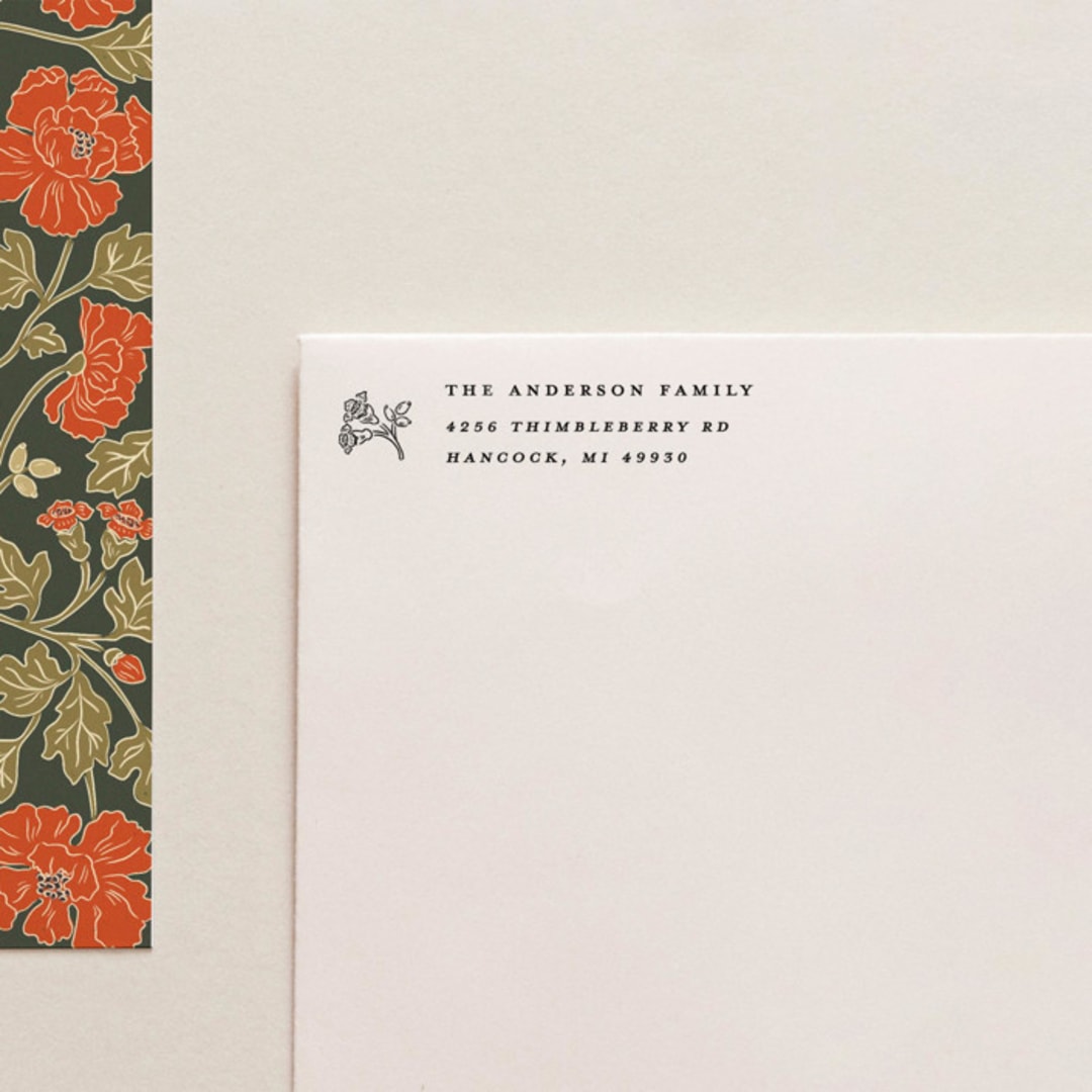 "Address Stamp 08" - Address Stamps in black by Tara Grangroth