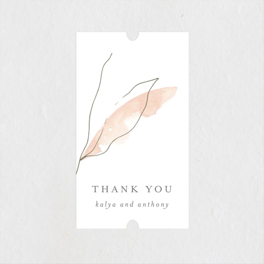 "Autumn Euphoria" - Wedding Favor Stickers in Autumn Kiss by Design Lotus - Front
