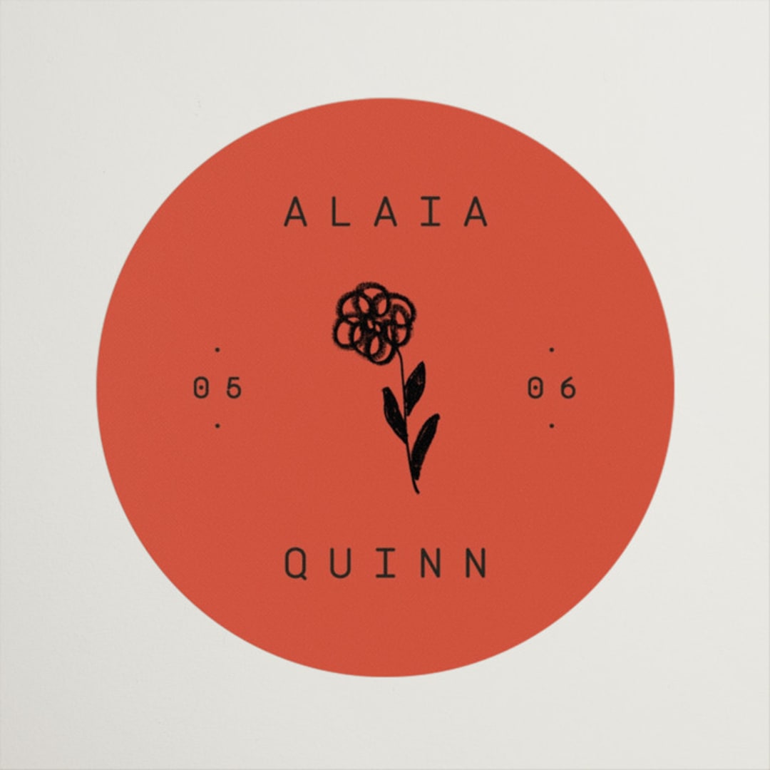 "Alaia" - Wedding Favor Stickers in Verona Sunset by Blustery August - Front