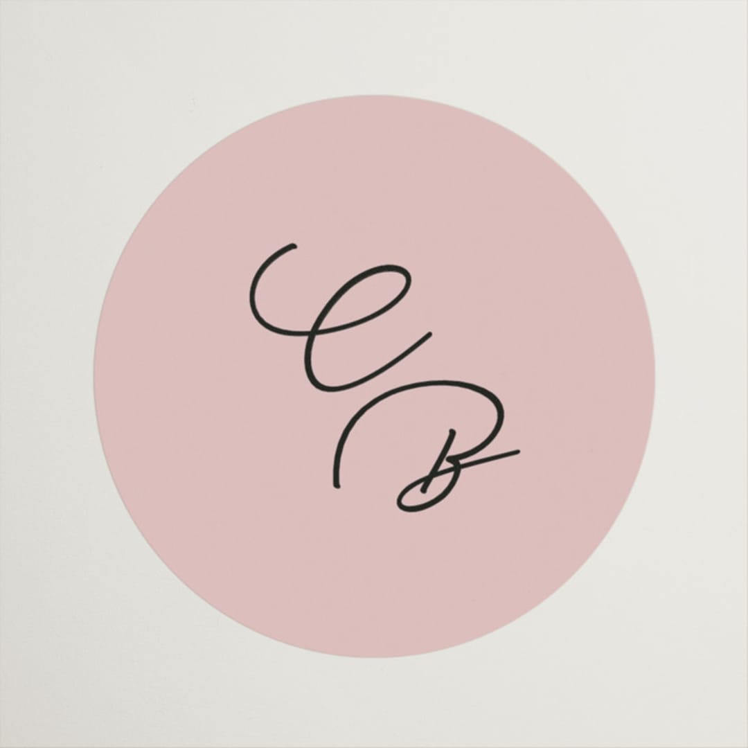 "Modern Fairy Tale" - Wedding Favor Stickers in Linen by Helena Vitto - Front