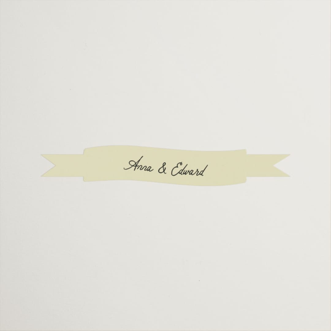 "Love Rests in a Garden" - Wedding Favor Stickers in Oat by Helena Vitto - Front