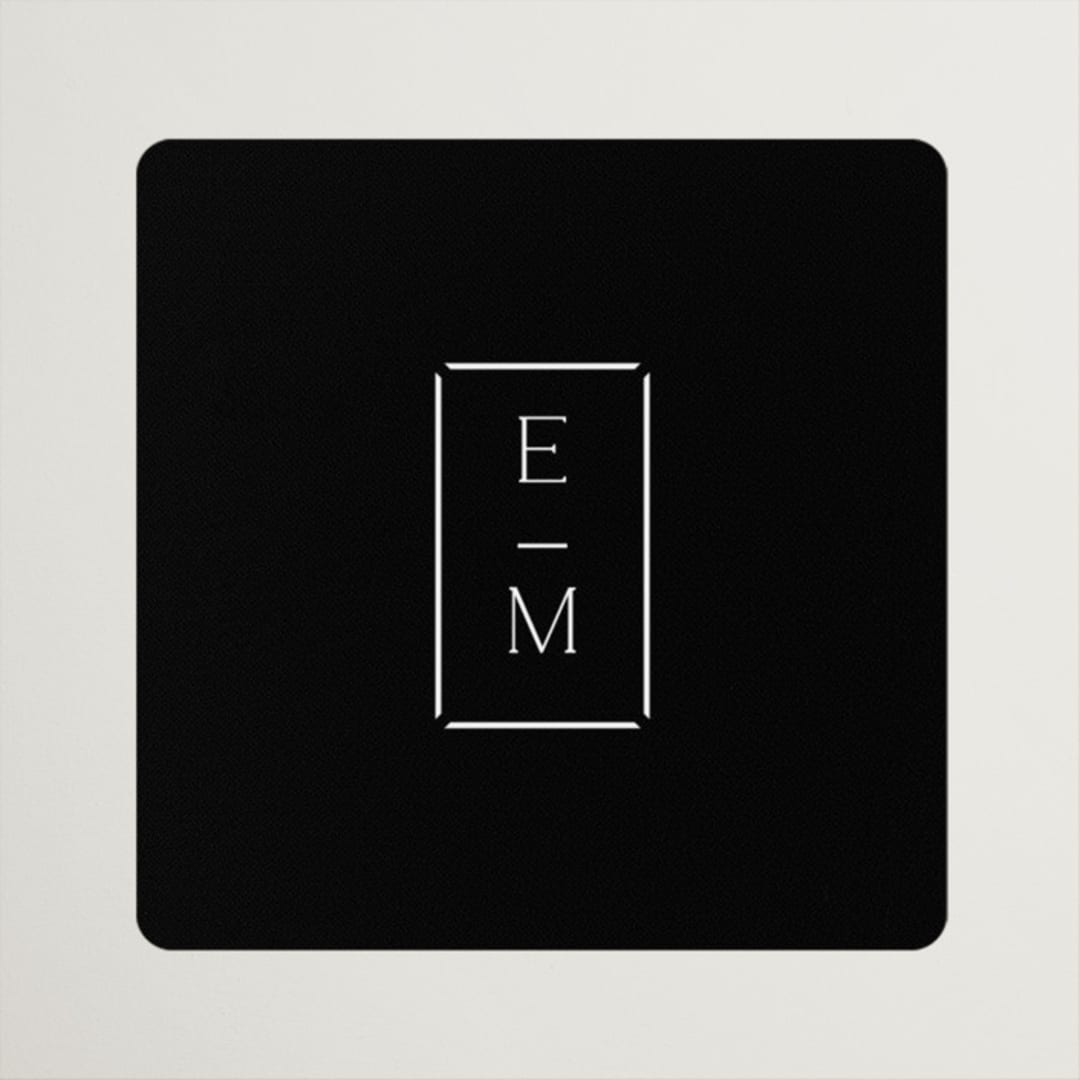 "Stripe Bevel" - Wedding Favor Stickers in Salt by Amy Kross - Front