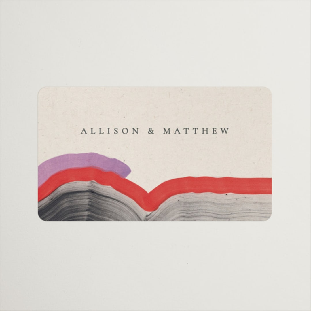 "Agate" - Wedding Favor Stickers in Gem by Sumak Studio - Front