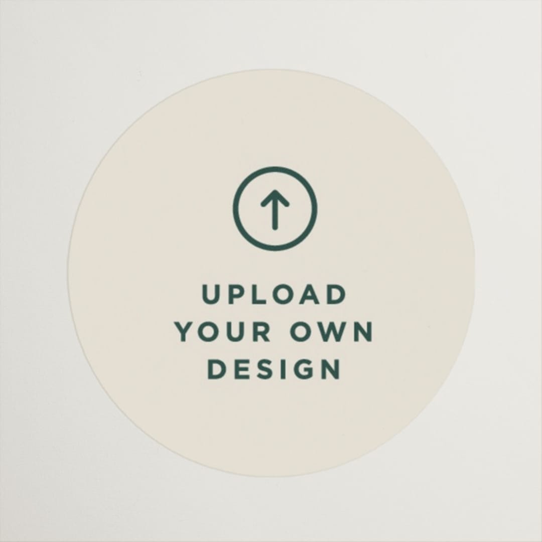 "Upload Your Own Design" - Wedding Favor Stickers in A by Minted - Front