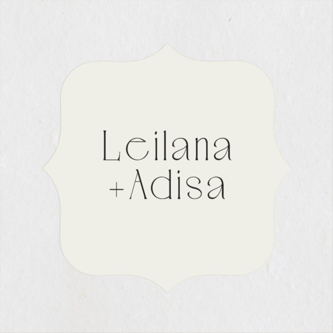 "Cadence" - Wedding Favor Stickers in Ivory by Jennifer Wick - Front