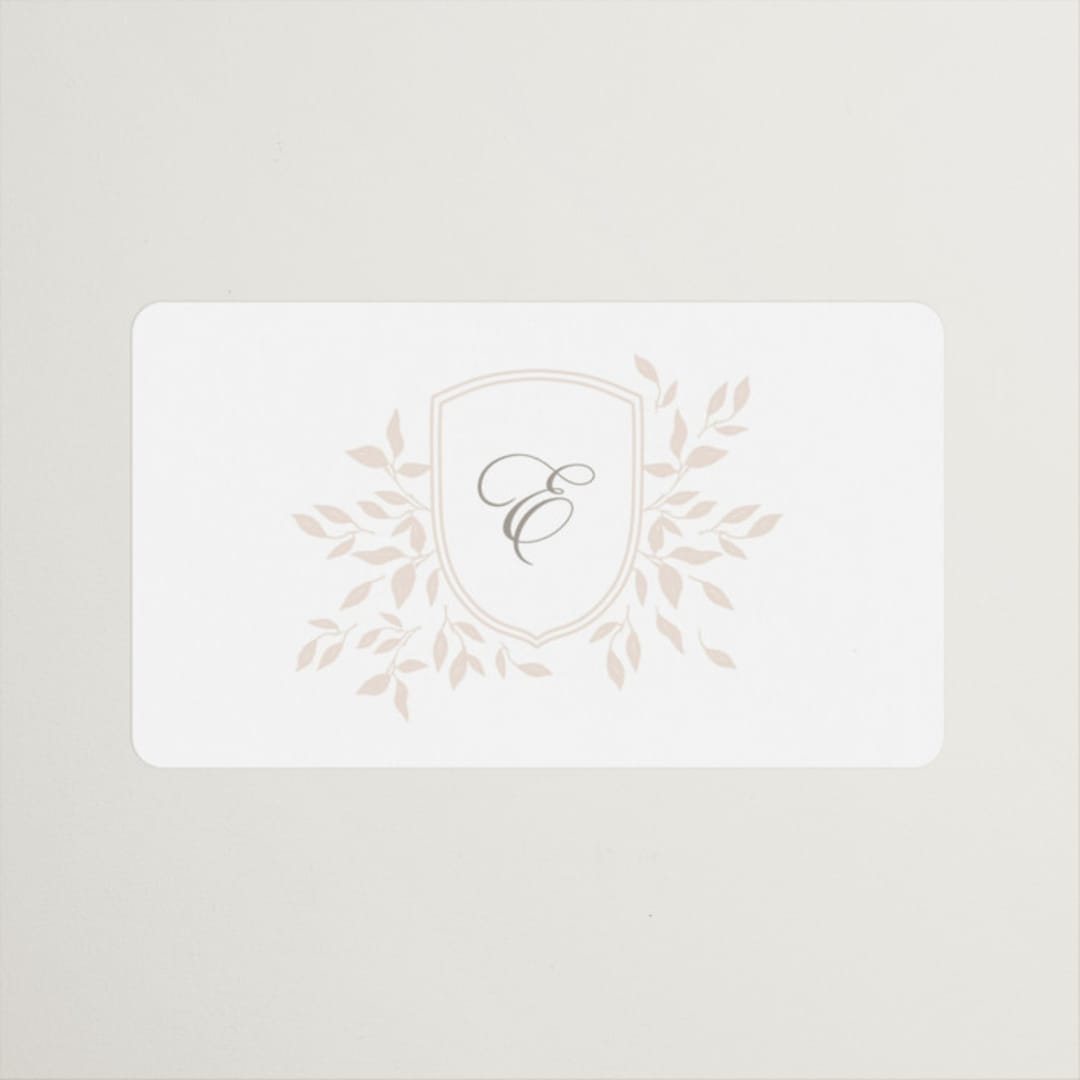 "Aperol" - Wedding Favor Stickers in Chiffon by Kristie Kern - Front