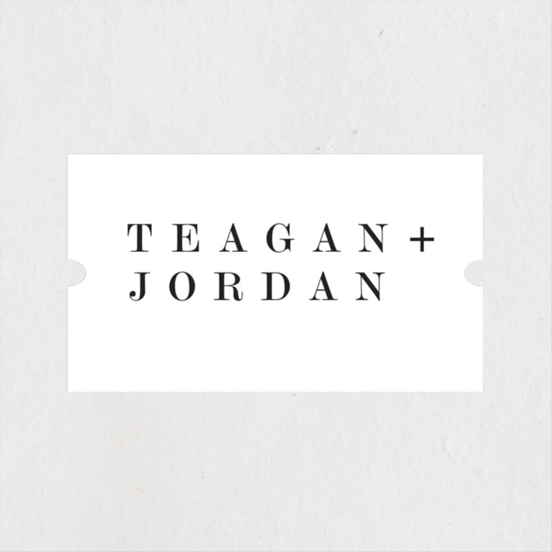 "Urban" - Wedding Favor Stickers in Onyx by Lori Wemple - Front