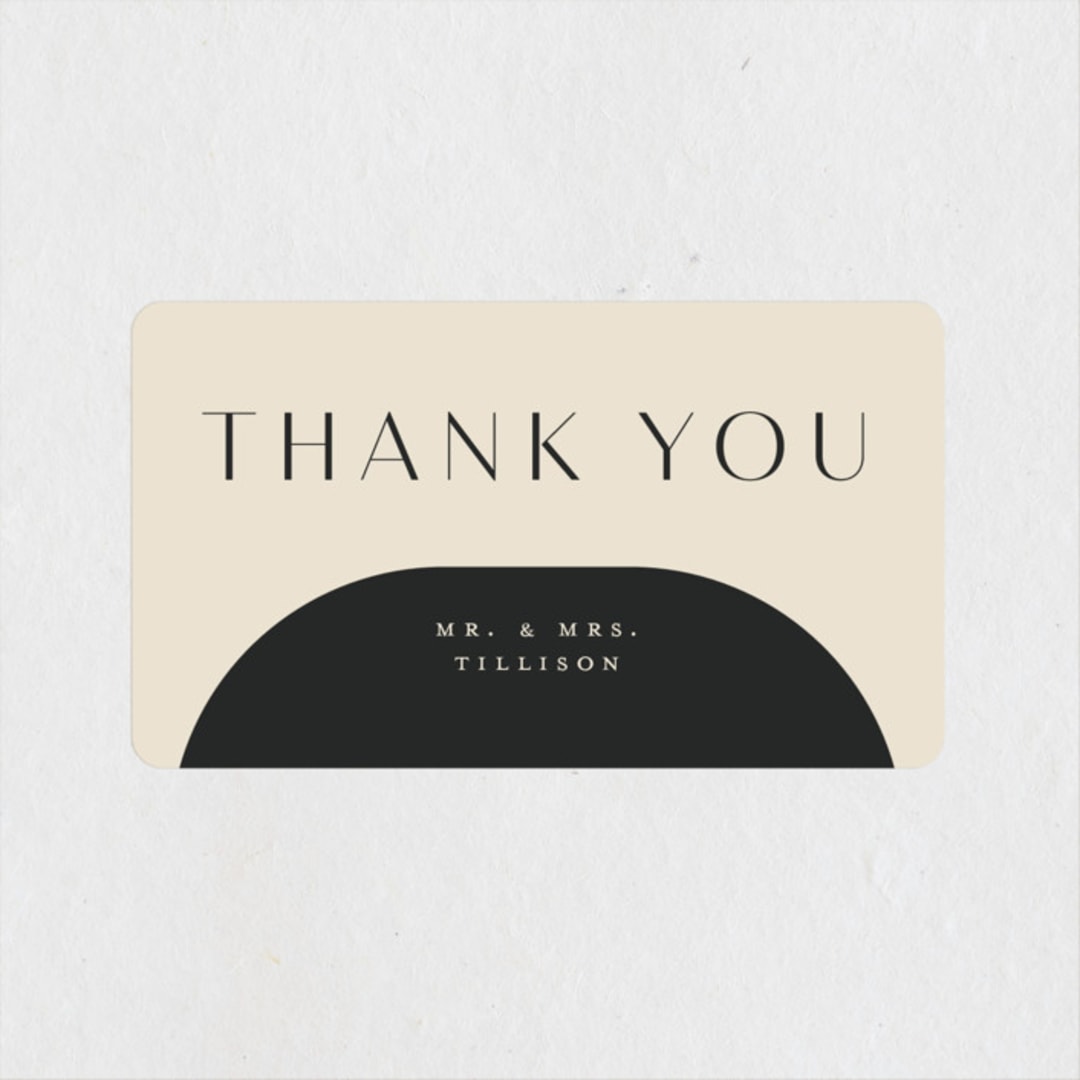 "Entwine" - Wedding Favor Stickers in Matchbook by Christie Garcia - Front