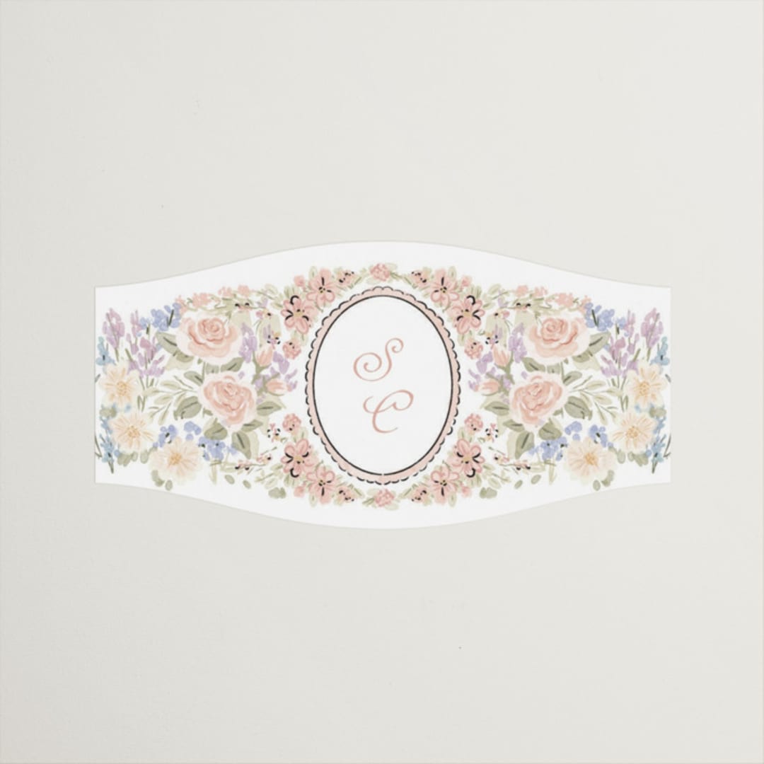 "Charlotte" - Wedding Favor Stickers in Petal by Jenna Holcomb - Front